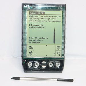 Handspring Visor Translucent Green Organizer Palm Pilot